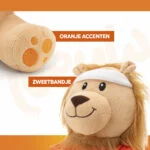 Plüsch Hundekuscheltier Löwe, Orange, 34 cm – Holland Oranje Löwe L – Bild 3