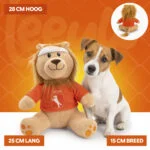 Plüsch Hundespielzeug Löwe, Orange, 28 cm – Holland Oranje Löwe M – Bild 5