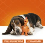 Hundespielzeug in Hühnerform aus Latex, Orange – Holland WM Huhn – Bild 6