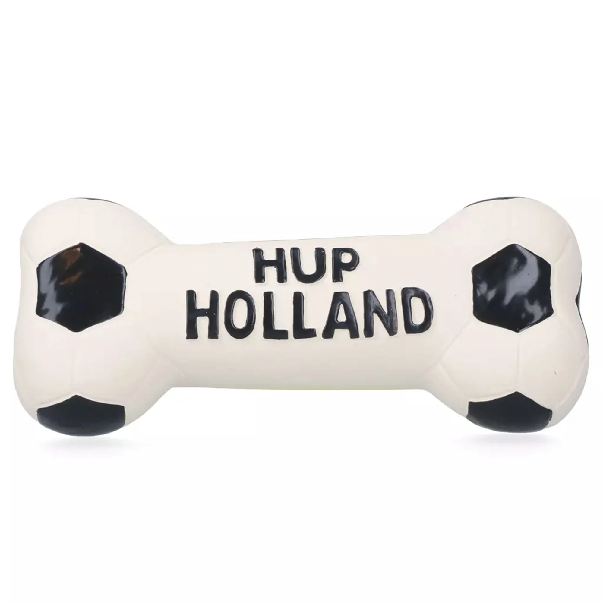 ORAN0019_00.jpg Hundespielzeug aus Latex in Knochenform, orange – Holland WK Knochen – Bild 1