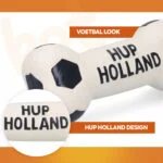Hundespielzeug aus Latex in Knochenform, orange – Holland WK Knochen – Bild 5