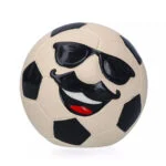 Latex Hundespielzeug mit Quietscher Orange L – Holland Mr. WK Soccer