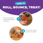 TPE Snackspielzeug für Hunde – Outward Hound Orbee-Tuff Snoop (Lil' Snoop) – Bild 6