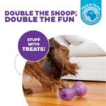 Leckerlispielzeug für Hunde aus TPE – Outward Hound Double Snoop – Bild 2