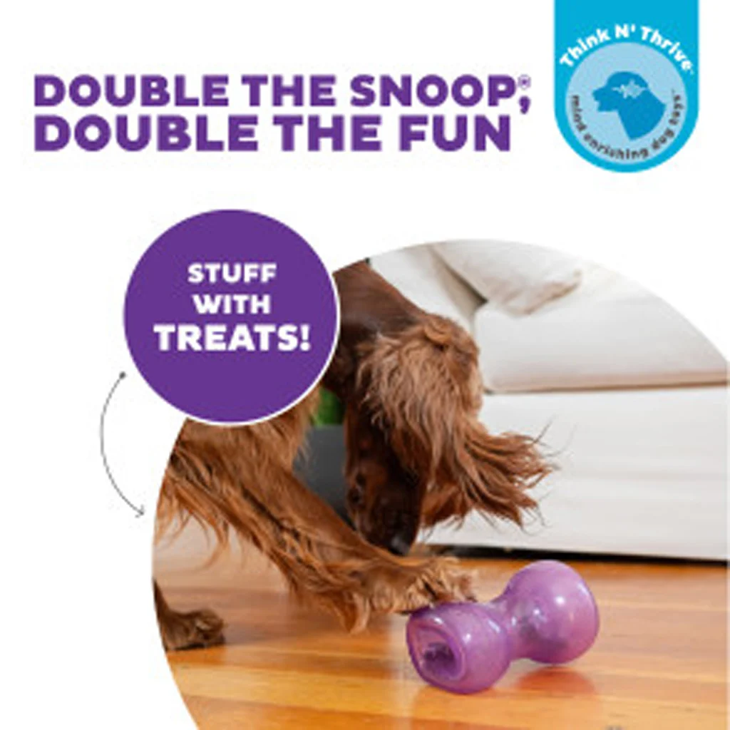 Leckerlispielzeug für Hunde aus TPE – Outward Hound Double Snoop – Bild 2