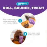 Leckerlispielzeug für Hunde aus TPE – Outward Hound Double Snoop – Bild 4