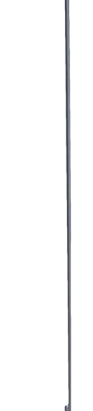 Einsteckpfahl aus Federstahl mit Kringel, Weiß, 110 cm – ZoneGuard