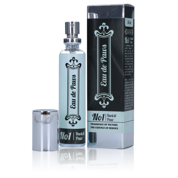 Hundeparfüm für Rüden mit holzigem Duft, 30 ml – Eau de Paws No1 Invicti Paw