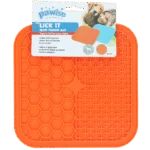 Leckmatte für Hunde mit Saugnäpfen, 21 x 21 cm, assortiert – Pawise Dog Lick Mat