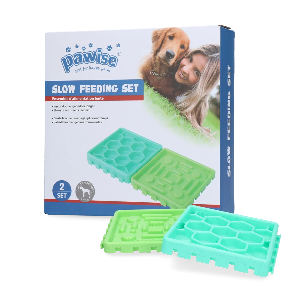 PAWI11070.png Anti Schling Napf Set mit Saugnäpfen – Pawise Slow Feeding Set – Bild 1