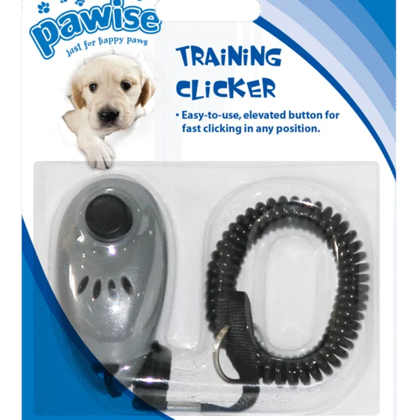 Hundeklicker mit Befestigung für Handgelenk oder Leine – Pawise Training Clicker