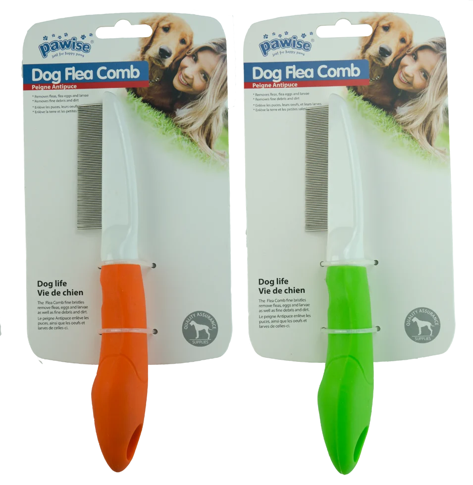 Flohkamm für Hunde mit 70 Zinken, 21 cm – Pawise Dog Flea Comb – Bild 1