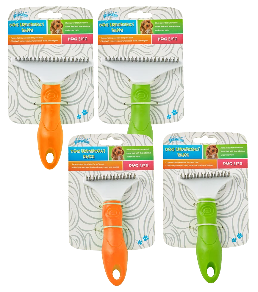 PAWI11466_PAWI11467GROEP.png Unterwollkamm für Hunde, Größe L, 11 cm – Pawise – Bild 1