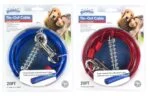 Anbindeleine aus Stahlseil mit Vinyl, 7 m – Pawise Tie Out Heavy Duty