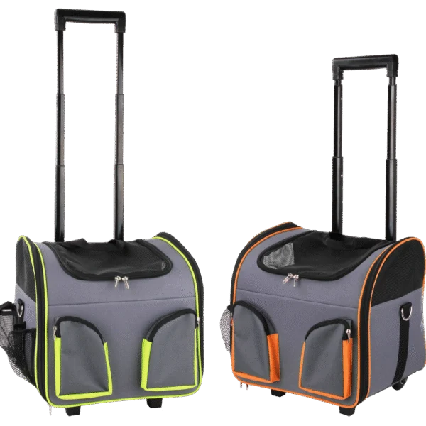 Hundetrolley für kleine Hunde, bis 7 kg, 37 x 27 x 33 cm – Pawise Pet Trolley Bag