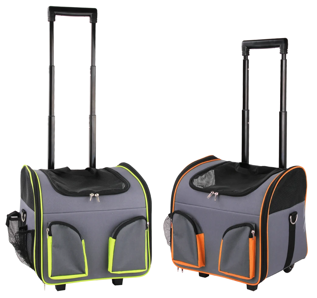 PAWI12502.png Hundetrolley für kleine Hunde, bis 7 kg, 37 x 27 x 33 cm – Pawise Pet Trolley Bag – Bild 1