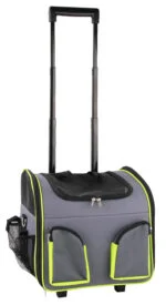 Hundetrolley für kleine Hunde, bis 7 kg, 37 x 27 x 33 cm – Pawise Pet Trolley Bag – Bild 3