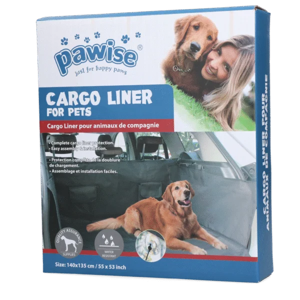 Wasserabweisende Kofferraumdecke für Hunde, 140 x 135 cm – Pawise Cargo Liner for Pets