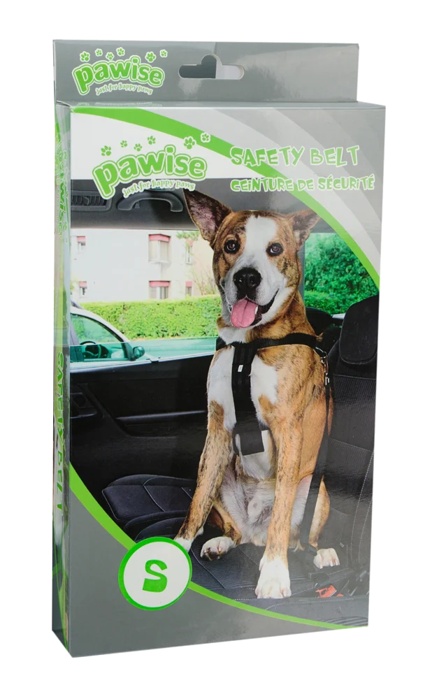 Autogurt für Hunde mit Geschirr, Umfang 30 bis 60 cm – Pawise Safety Belt S – Bild 2