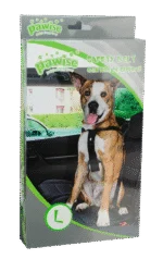 Autogurt für Hunde mit Geschirr, Brustumfang 70 bis 90 cm – Pawise Safety Belt L – Bild 2
