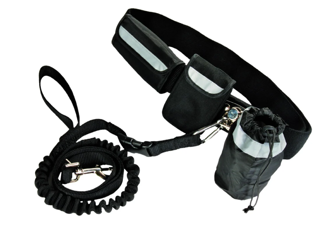 打印 Freihandleine für Hunde zum Joggen mit elastischem Leinenende – Pawise Hands Free Doggy Jogger Kit – Bild 1