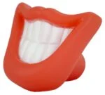 Hundespielzeug mit Quietscher für Selfies – Pawise Funny Face Big Tooth – Bild 2