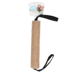 Apportierrolle aus Jute mit Schlaufen 25 cm – Pawise Jute Biting Roll