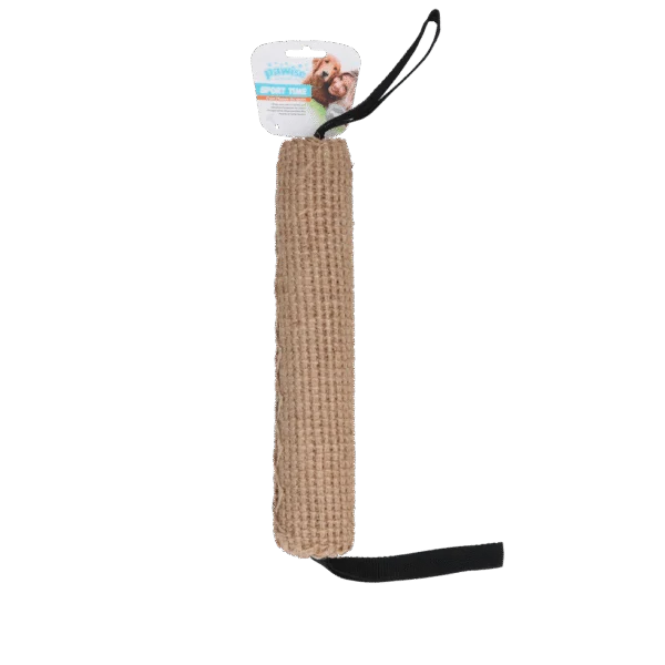 Apportierrolle aus Jute mit Schlaufen, 32 cm – Pawise Jute Biting Roll
