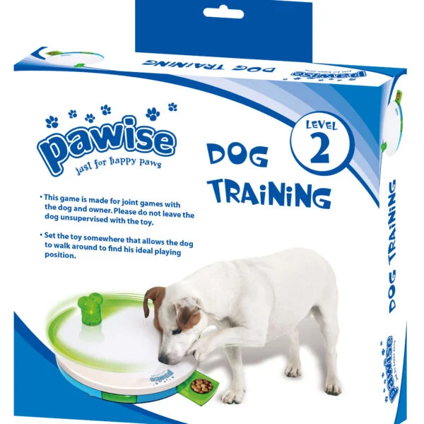 Hundepuzzle mit Schubladen, 27,5 x 4 cm – Pawise Level 2 Spinning Feeder