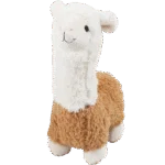 Alpaka Kuscheltier für Hunde mit Quietscher, assortiert – Pawise Alpaca Doll