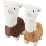 Alpaka Kuscheltier für Hunde mit Quietscher, assortiert – Pawise Alpaca Doll – Bild 2