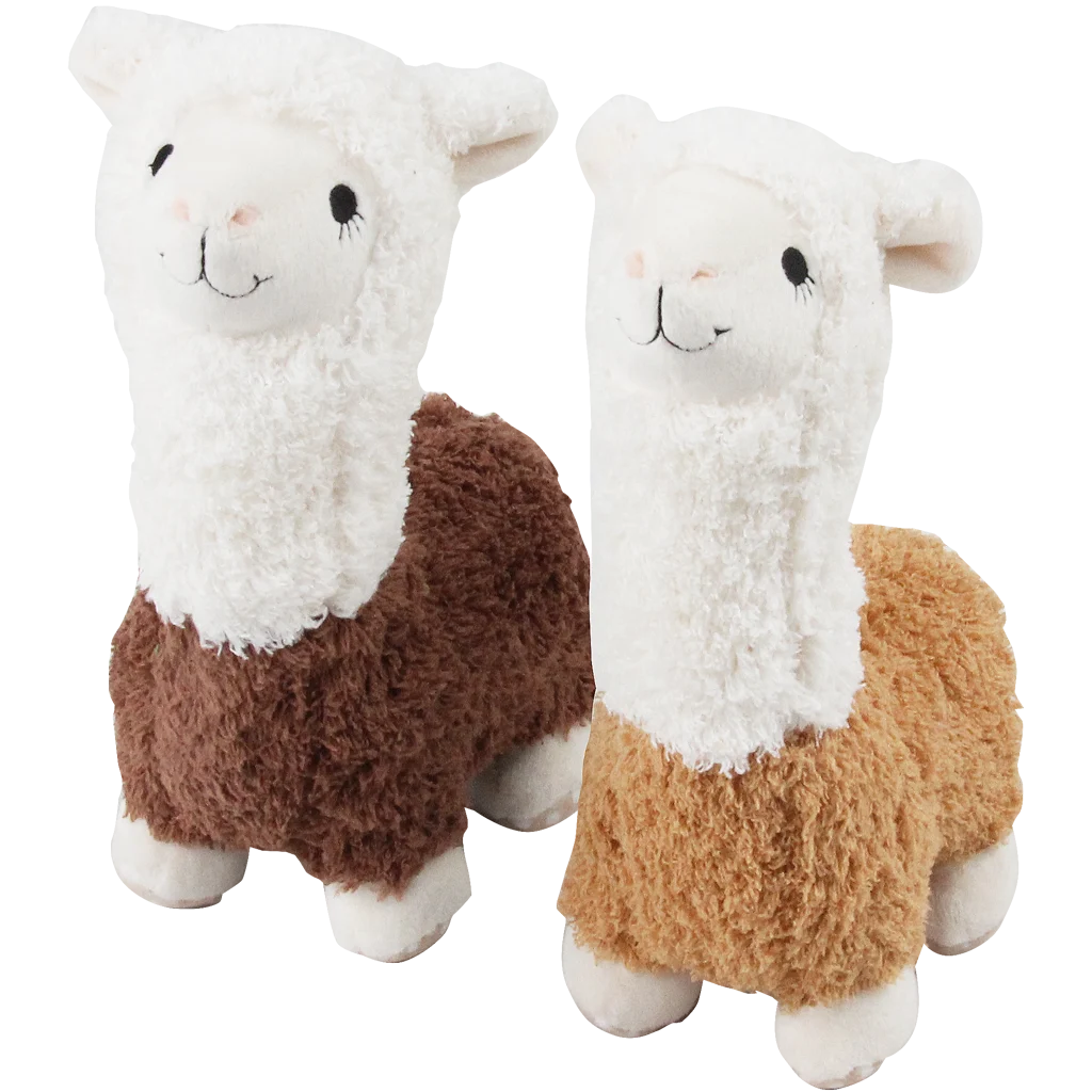 Alpaka Kuscheltier für Hunde mit Quietscher, assortiert – Pawise Alpaca Doll – Bild 2