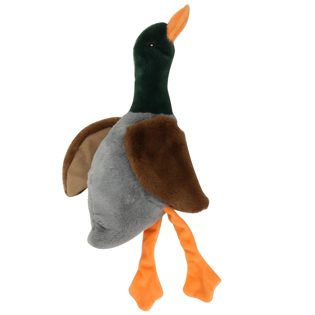 PAWI15090.png Hundekuscheltier Ente ohne Füllung mit Quietscher, 37 cm – Pawise Stuffless Duck With Big Squeaker – Bild 1