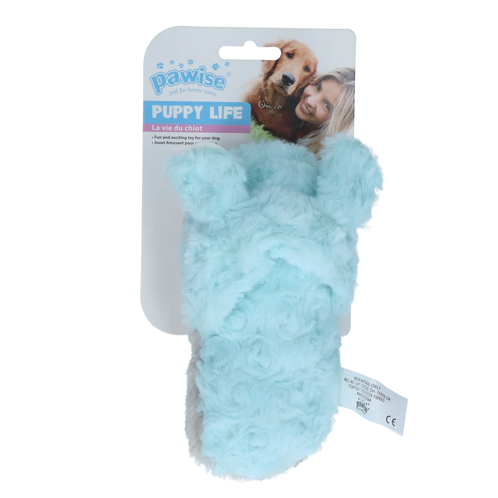 PAWI15288.png Hundespielzeug in Pantoffelform für Welpen mit Quietscher – Pawise Puppy Life My Slipper – Bild 1
