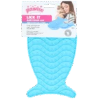Schleckmatte für Katzen in Fischform mit 2 Saugnäpfen, 23 x 13 cm – Pawise Lick It