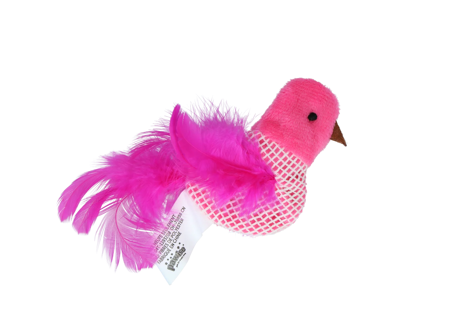Vogelspielzeug für Katzen mit Katzenminze und Federn – Pawise 100% Catnip Toy Vogel – Bild 4