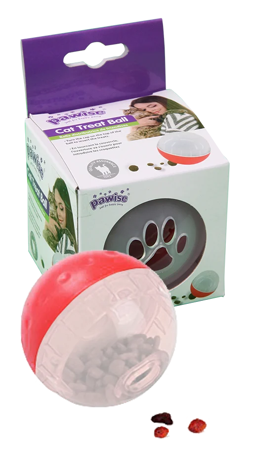 Snackball für Katzen, ø 8 cm – Pawise Cat Treat Ball – Bild 2