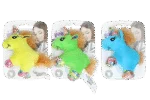 Katzenspielzeug zum Kuscheln mit Katzenminze und Federn, 12 x 8 cm – Pawise meow meow life Unicorn