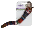 Gestrickte Spielschlange mit Katzenminze und Quietscher, 23 cm – Pawise Wool-Wool life Schlange – Bild 3