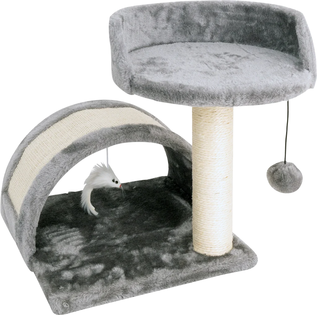 PAWI28623.png Kratzbaum in Pilzform mit Spielzeug, ø 30 x 40 cm – Pawise Mushroom Scratching Post – Bild 1