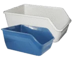 Katzenklo mit hohem Rand S, 47 x 38 x 21 cm – Pawise High-back Litter pan S – Bild 2
