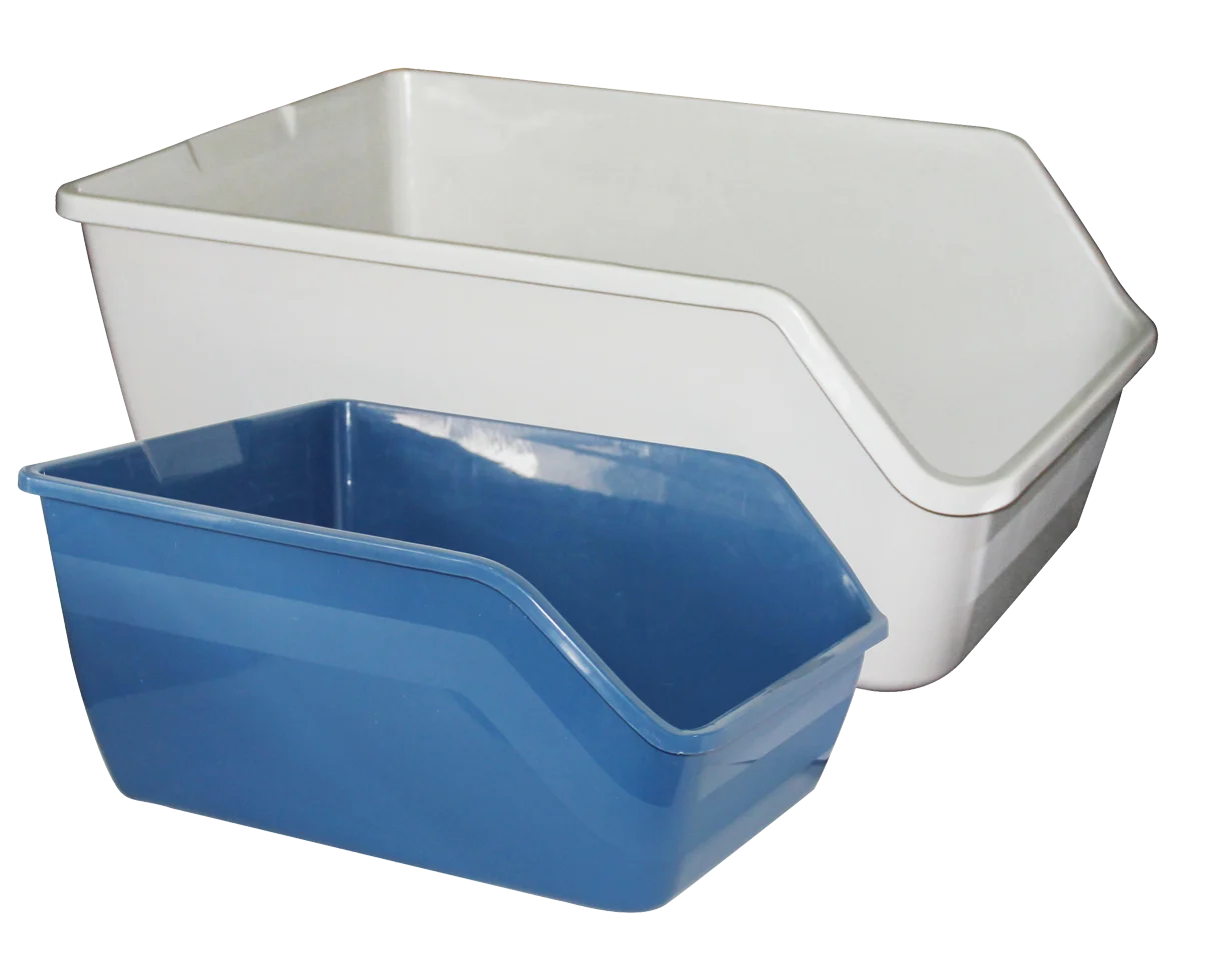 Katzenklo mit hohem Rand S, 47 x 38 x 21 cm – Pawise High-back Litter pan S – Bild 2