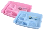 Katzenstarterset mit Katzentoilette und Futternapf, Rosa – Pawise Kitten Starter Set – Bild 2