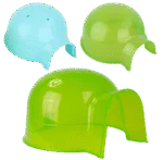 Kunststoffhaus für Nagetiere, 30 x 26 x 17 cm – Pawise Plastic Castle L – Bild 4