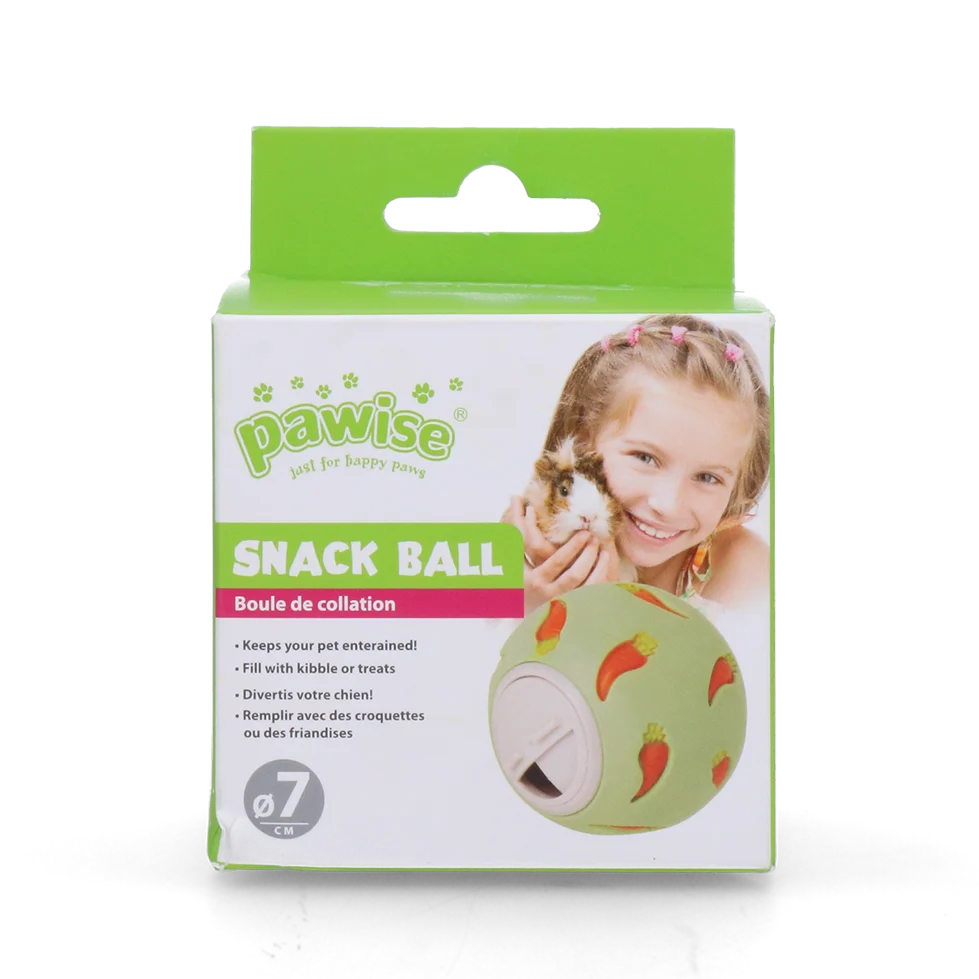 Snackball für Kleintiere, ø 7 cm – Pawise Snack Ball – Bild 1