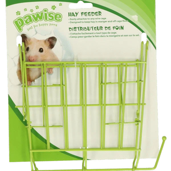 Heuraufe für Meerschweinchen und Hamster, 17 x 17,5 cm – Pawise Hay feeder