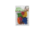 Nagespielzeug aus Holz, 18 Stück – Pawise Play Time Small Pet Fruit & Veggie mix
