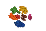 Nagespielzeug aus Holz, 18 Stück – Pawise Play Time Small Pet Fruit & Veggie mix – Bild 3
