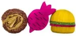 Knabberblöcke aus Holz und Luffa für Kaninchen und Nagetiere – Pawise Wooden Loofah Pretty Toys No2 – Bild 2