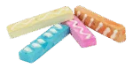 Knabbersnack für Kaninchen und Meerschweinchen, 6 cm – Pawise Play & Chew Mineral Candy – Bild 2